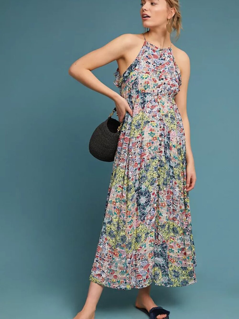 Anthropologie Allerton Maxi Dress